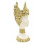 Voir la diapositive 2 : Paris Prix Statuette Buste Femme  Athena  38cm Blanc & Or