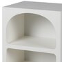 Voir la diapositive 2 : FORNORD Etagère blanche 3 niches design organique