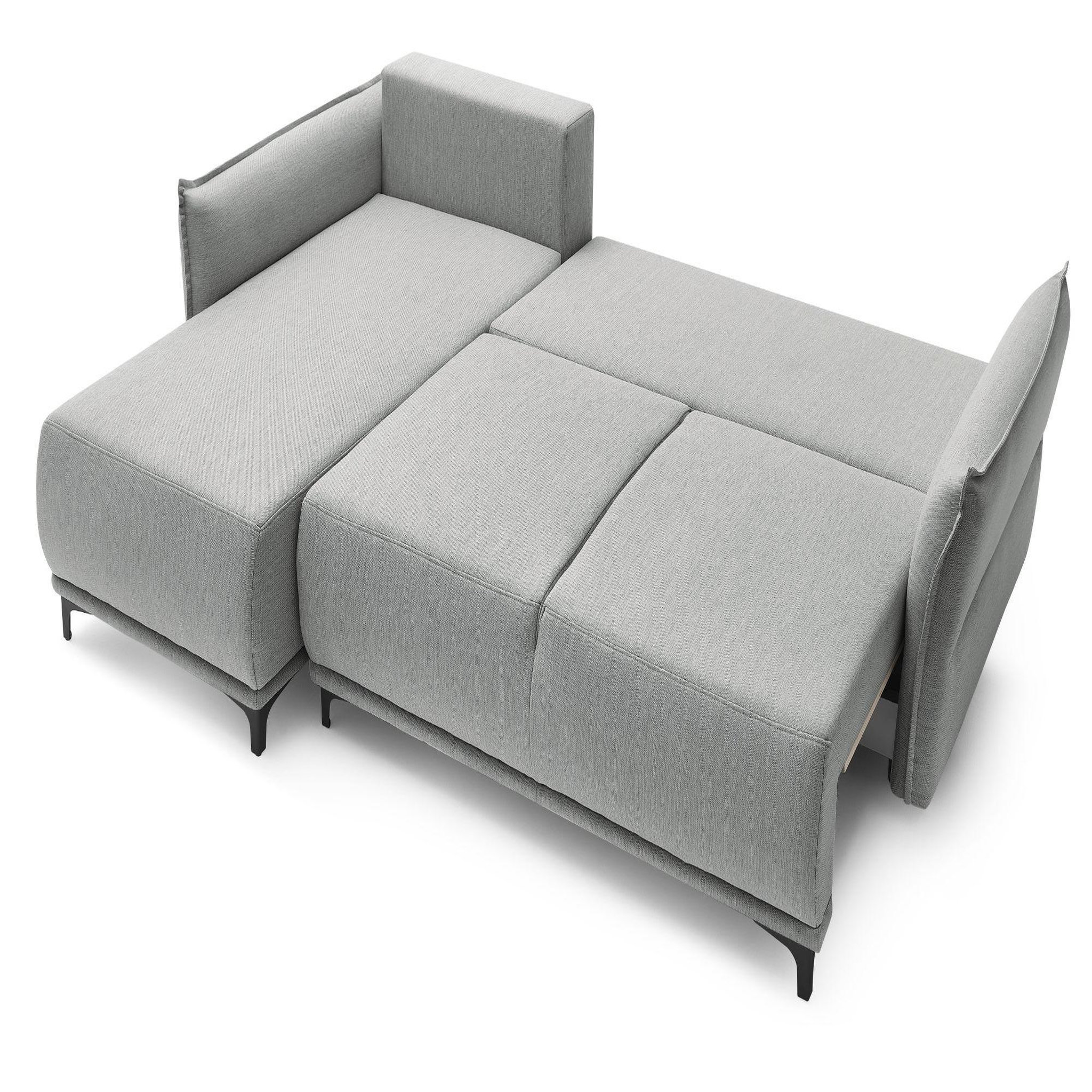 Voir la diapositive 2 : LISA DESIGN Arya - canapé d'angle réversible - convertible avec coffre - 4 places - style contemporain