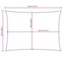 Voir la diapositive 6 : VIDAXL Voile de parasol tissu oxford rectangulaire 2,5x4 m noir