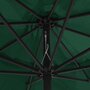 Voir la diapositive 5 : VIDAXL Parasol de jardin avec mat en metal 390 cm vert