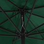 Voir la diapositive 5 : VIDAXL Parasol de jardin avec mat en metal 390 cm vert