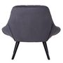 Voir la diapositive 4 : Paris Prix Fauteuil Scandinave en Velours  Johan  102cm Gris