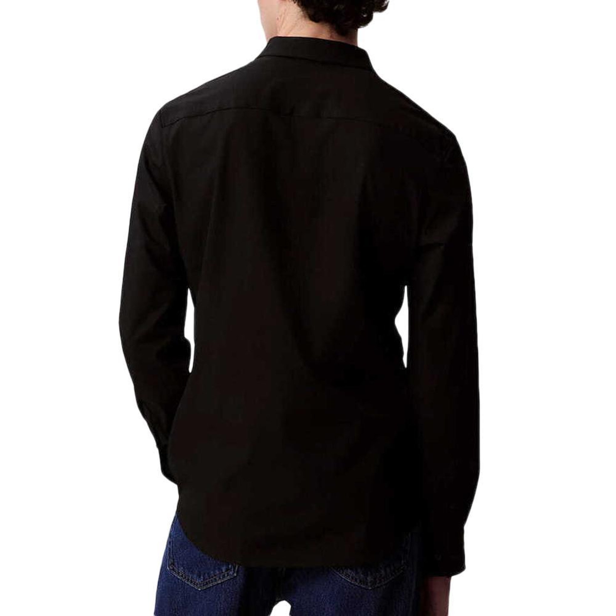 Voir la diapositive 2 : CALVIN KLEIN JEANS Chemise Noir Homme Calvin Klein Jeans Tech Stretch Slim
