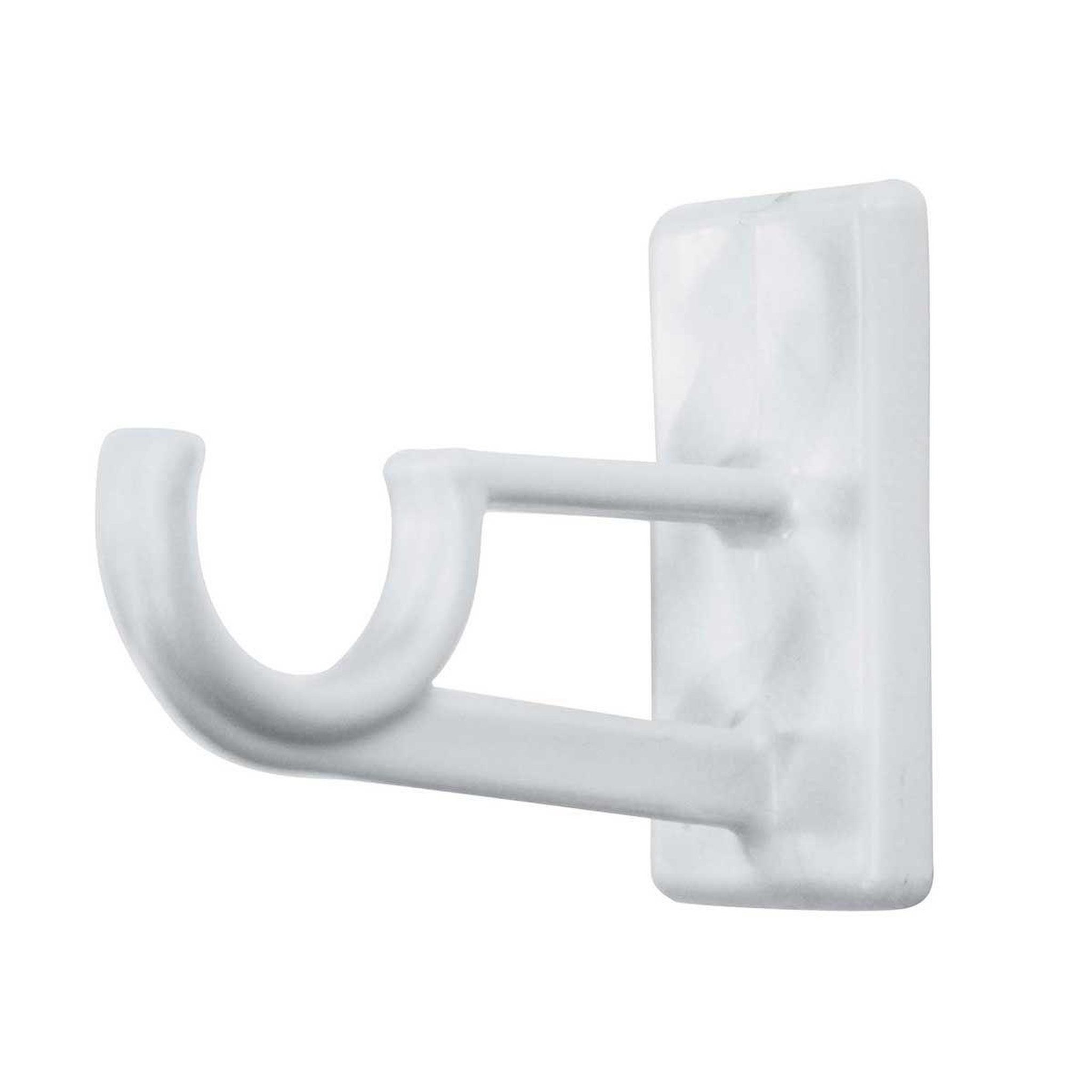 Douceur d'Intérieur Lot de 2 supports adhésifs longs  bistrot  1,2cm blanc