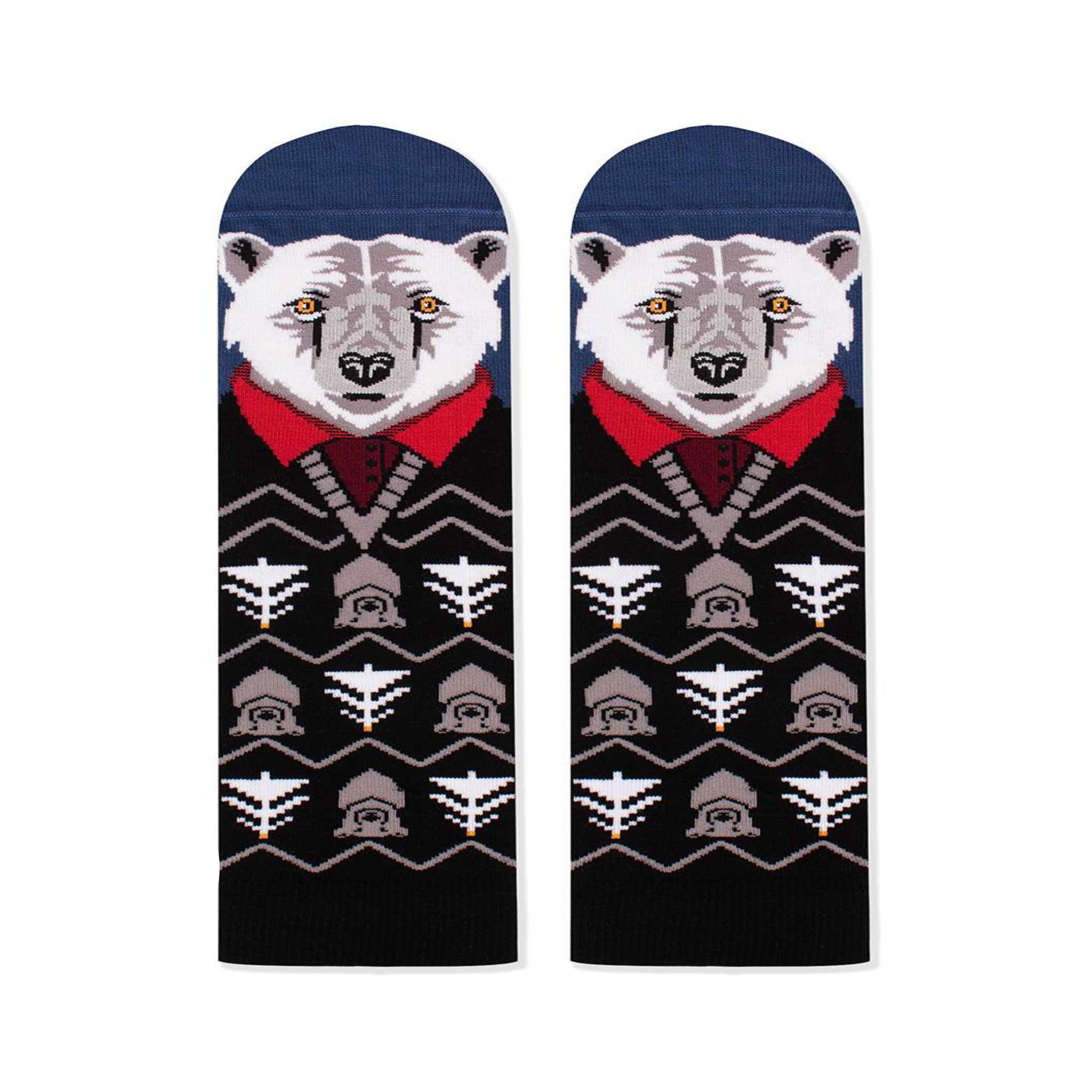 Voir la diapositive 2 : PIRIN HILL Chaussettes en bambou ours polaire