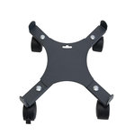 CENTRALE BRICO Roule plante extensible anthracite - 34-51 cm - Acier époxy