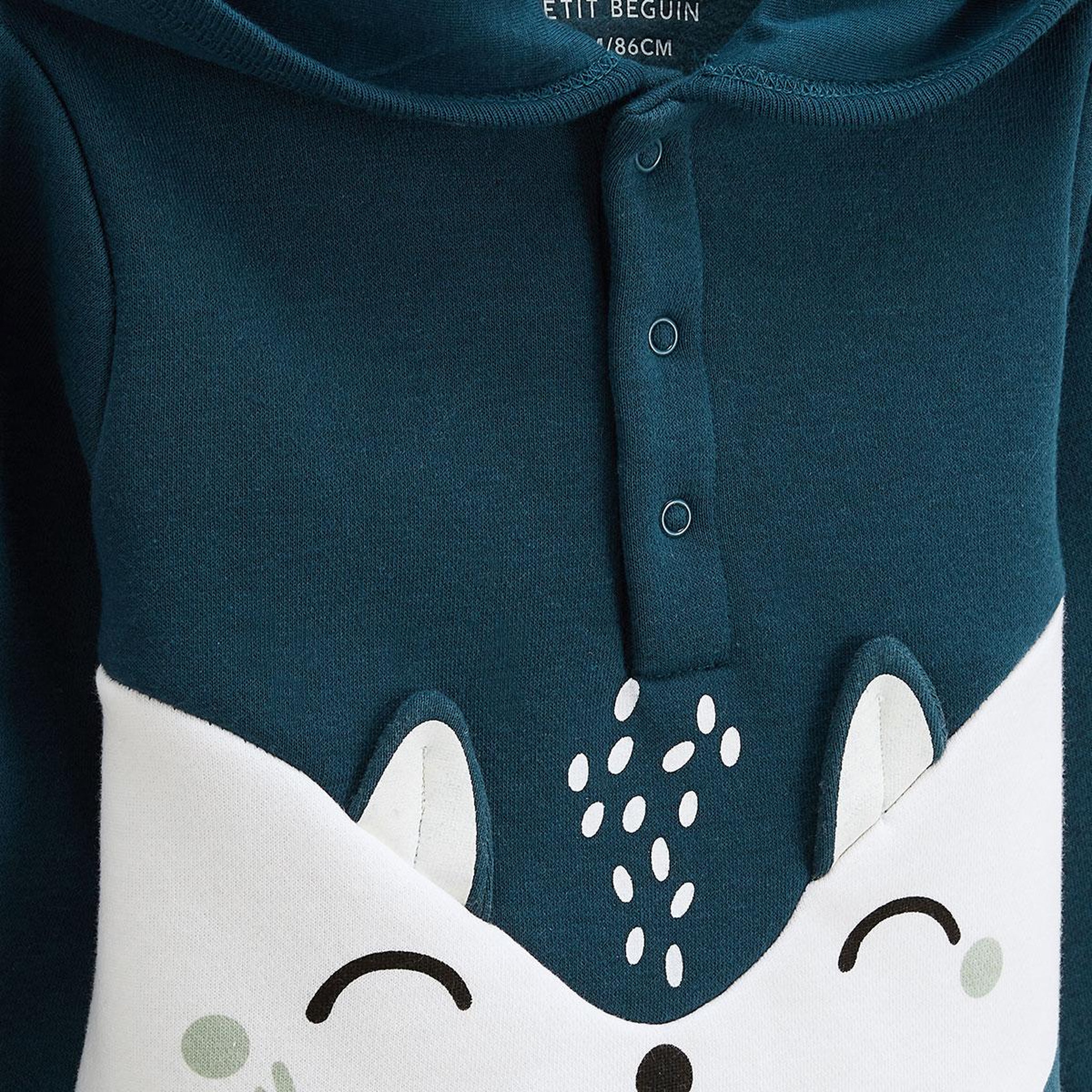Voir la diapositive 4 : Petit Béguin Ensemble bébé sweat-shirt et pantalon en molleton Bivouac