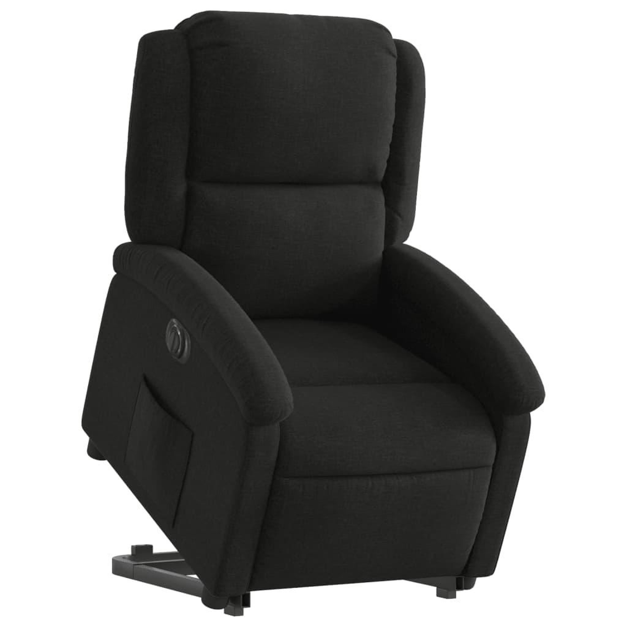 Voir la diapositive 3 : VIDAXL Fauteuil inclinable electrique noir tissu