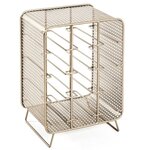 Paris Prix Porte-Bouteilles en Acier  12 Bouteilles  46cm Or