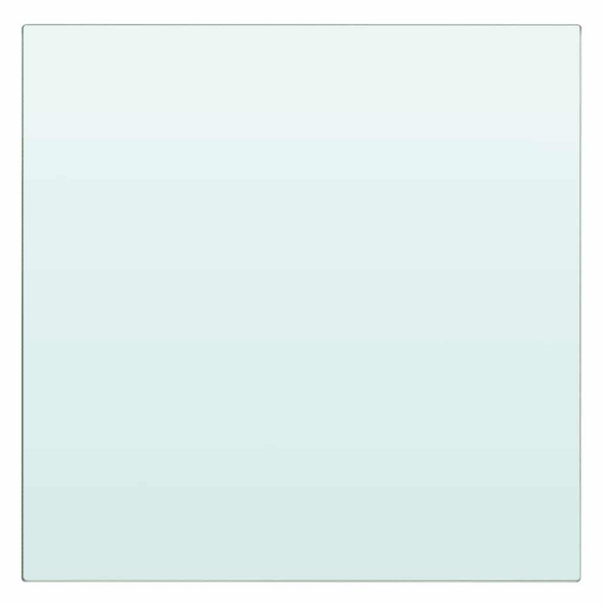 VIDAXL Panneau pour etagere Verre transparent 20 x 20 cm