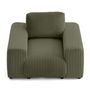 Voir la diapositive 5 : LISA DESIGN Garance - fauteuil en velours côtelé grosses côtes