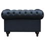 Voir la diapositive 3 : Habitat et Jardin Fauteuil Chesterfield  Aliza  - 111 x 82 x 70 cm - Noir