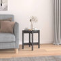Voir la diapositive 1 : VIDAXL Table basse Gris Ø 42,5x45 cm Bois massif de pin