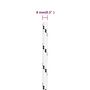 Voir la diapositive 5 : VIDAXL Corde de bateau tresse Blanc 8 mmx100 m Polyester