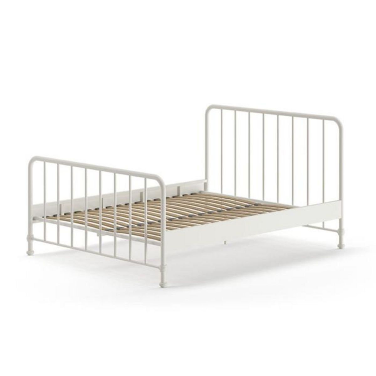 Paris Prix Lit Adulte  Bronxx  160x200cm Blanc Mat