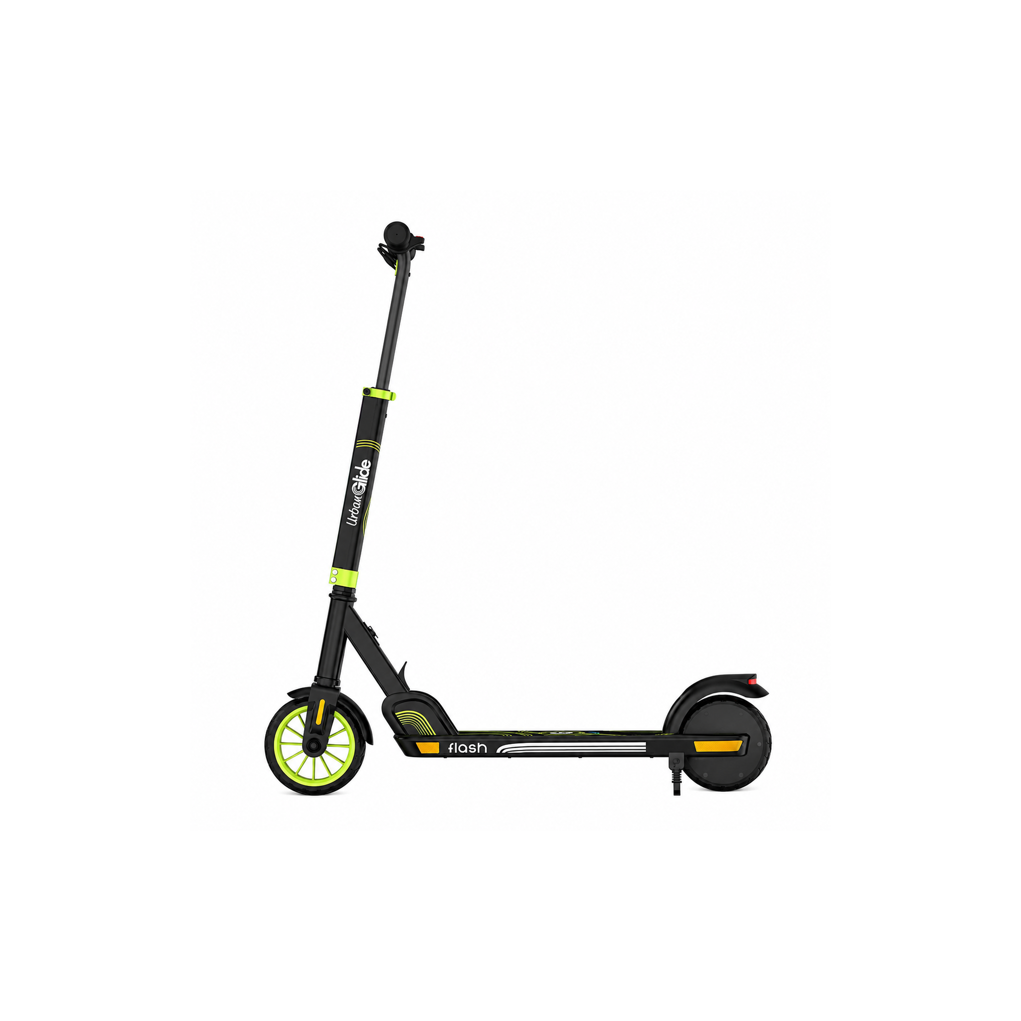 Voir la diapositive 2 : URBANGLIDE Ride flash – trottinette électrique enfant 6 ans+ | 16km/h | lumières led rgb | 6,5 kg