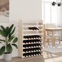 Voir la diapositive 3 : VIDAXL Casier à vin avec panneau supérieur bois de pin massif