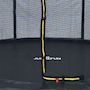 Voir la diapositive 4 : JUMP4FUN Trampoline Semi-Pro 12FT / 366cm Noir avec Filet de sécurité, Tapis de saut, Coussin de protection, Echelle
