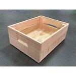 CENTRALE BRICO Caisse en pin brut CREABOX 40 x 30 x 15 cm
