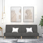 Voir la diapositive 1 : VIDAXL Canape-lit a 2 places gris fonce tissu