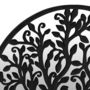 Voir la diapositive 5 : VIDAXL Miroir de jardin Noir 40x2,5 cm Fer Rond utilisation exterieure