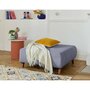Voir la diapositive 1 : BEST MOBILIER Cristal - pouf modulable - 95 cm - en velours texturé
