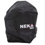 NEKA Housse de protection pour barbecue - L. 72 x H. 100 cm - Noir