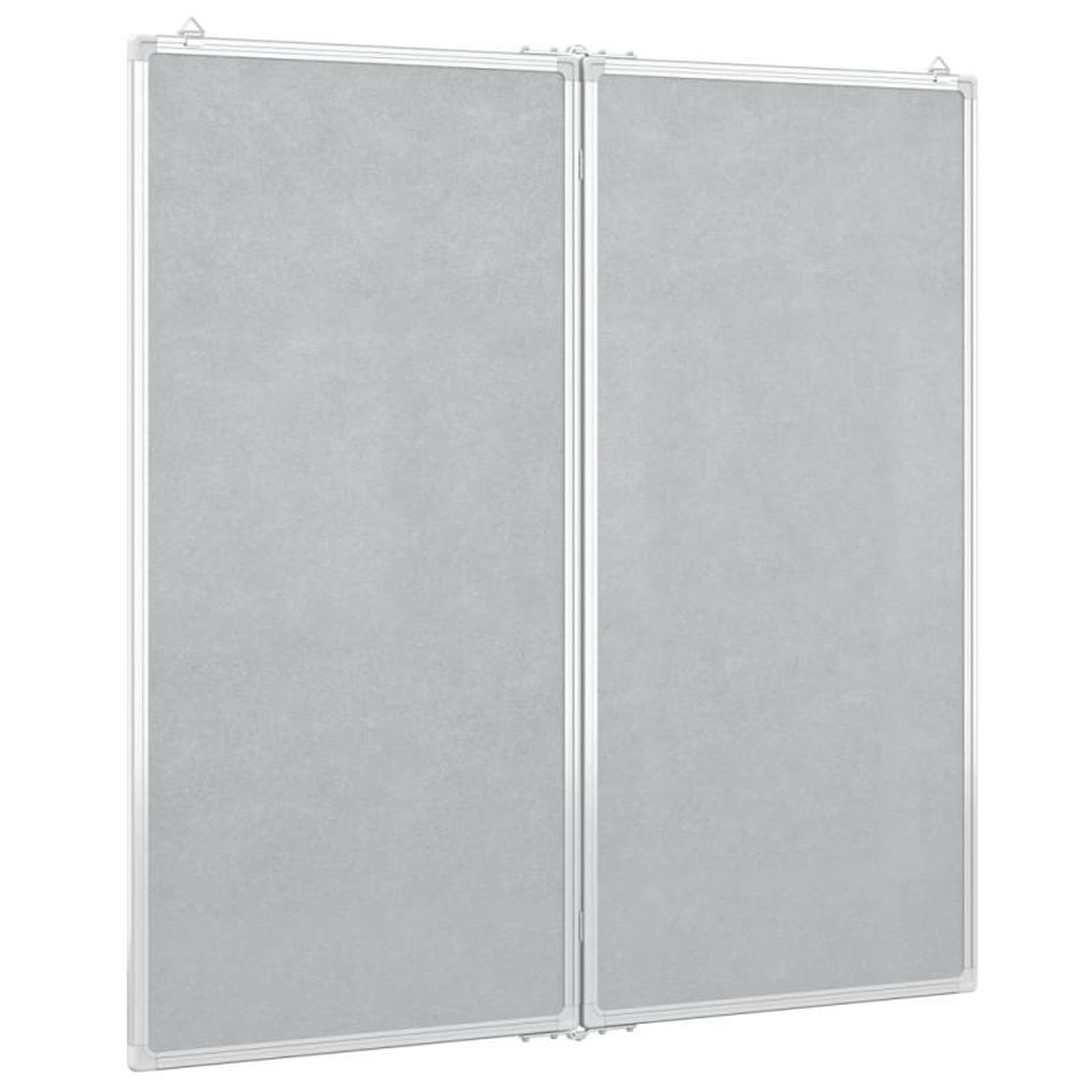 Voir la diapositive 4 : VIDAXL Tableau blanc magnétique pliable 100x100x1,7 cm aluminium
