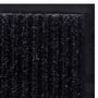 Voir la diapositive 5 : VIDAXL Tapis d'entree Noir PVC 90 x 120 cm