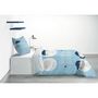 Voir la diapositive 2 : ATELIER DU COTON Housse de couette 140x200 Blogueur + taie 100% coton