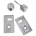 BRICARD Ensemble à bouton sur plaque horizontale pour clé I finition inox brossé BRICARD 2036021