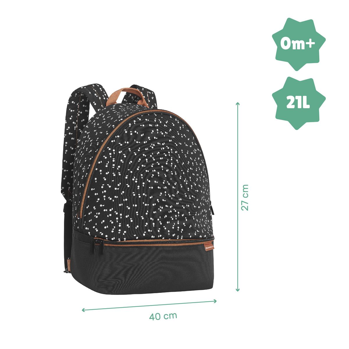 BADABULLE Sac à dos à langer Casual & GO 