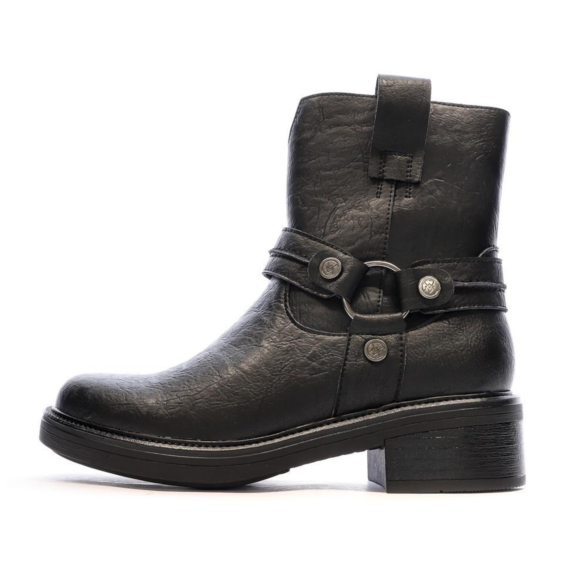 Voir la diapositive 1 : CHATTAWAK Bottines Noires Femme Chattawak CIELO