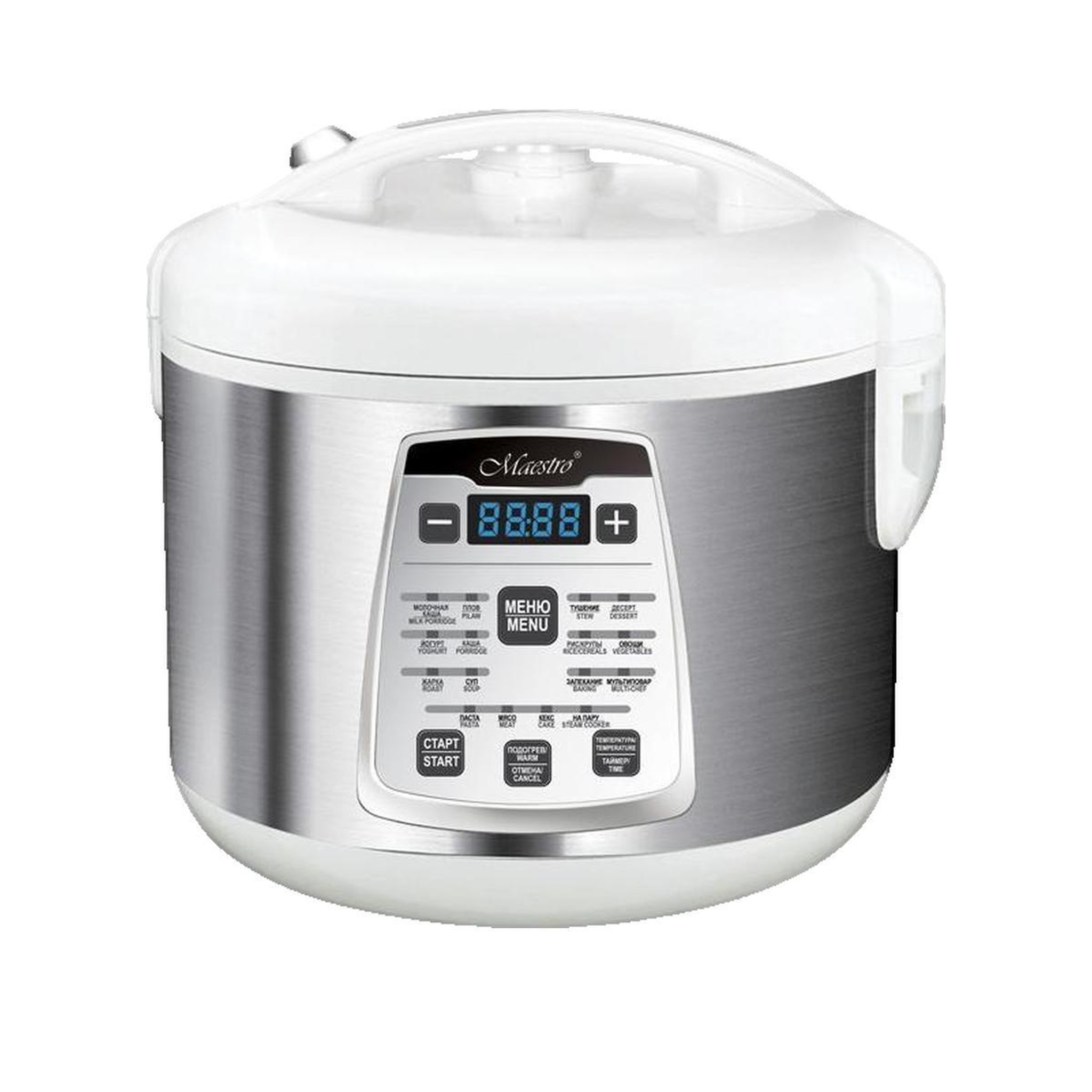 HELLO MAESTRO Multicuiseur Maestro MR-792 17 programmes 5 litres acier inoxydable
