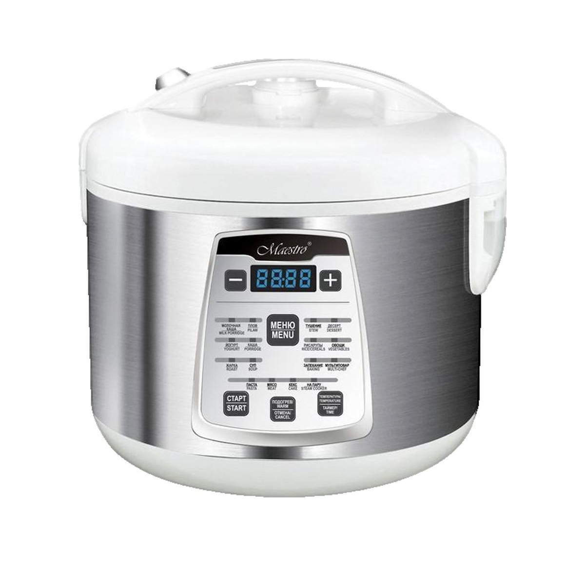 HELLO MAESTRO Multicuiseur Maestro MR-792 17 programmes 5 litres acier inoxydable