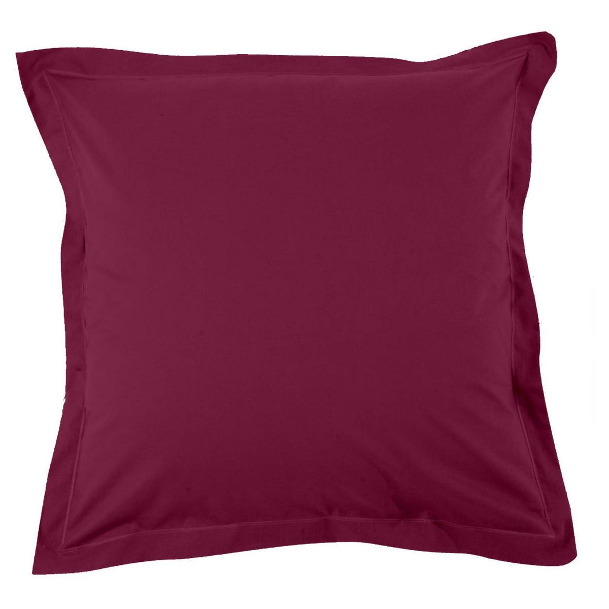 Taie d'oreiller unie en microfibre 