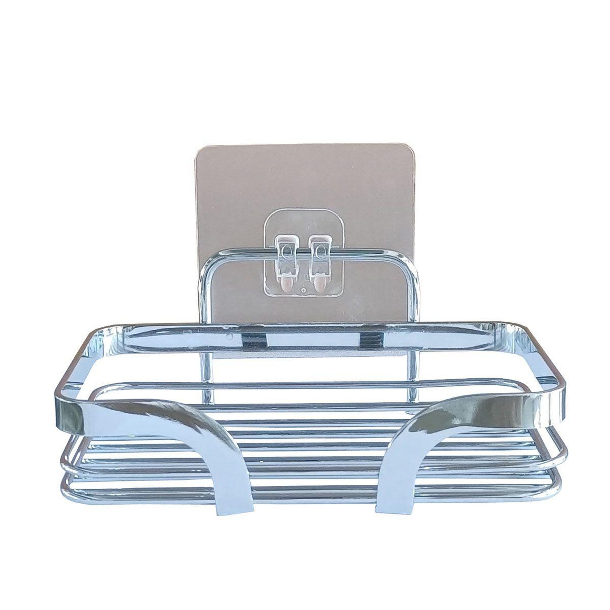 Douceur d'Intérieur Porte savon adhésif  filaire premium  14cm chrome