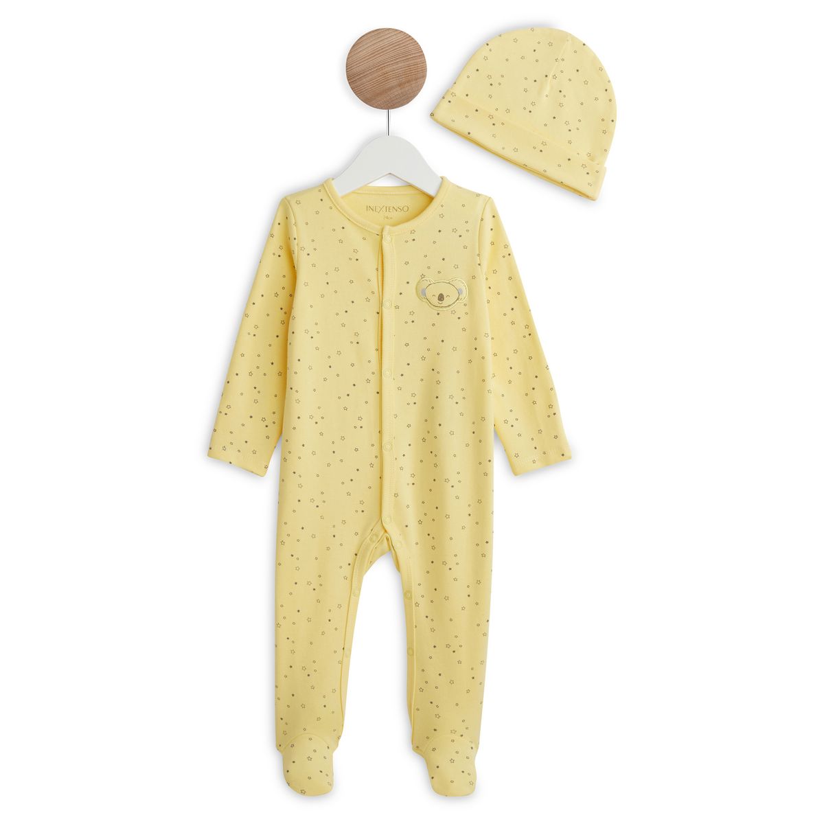 IN EXTENSO Dors bien de naissance + bonnet bébé