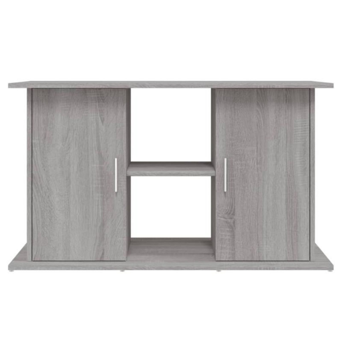 VIDAXL Support pour aquarium sonoma gris 101x41x58cm bois d ingénierie