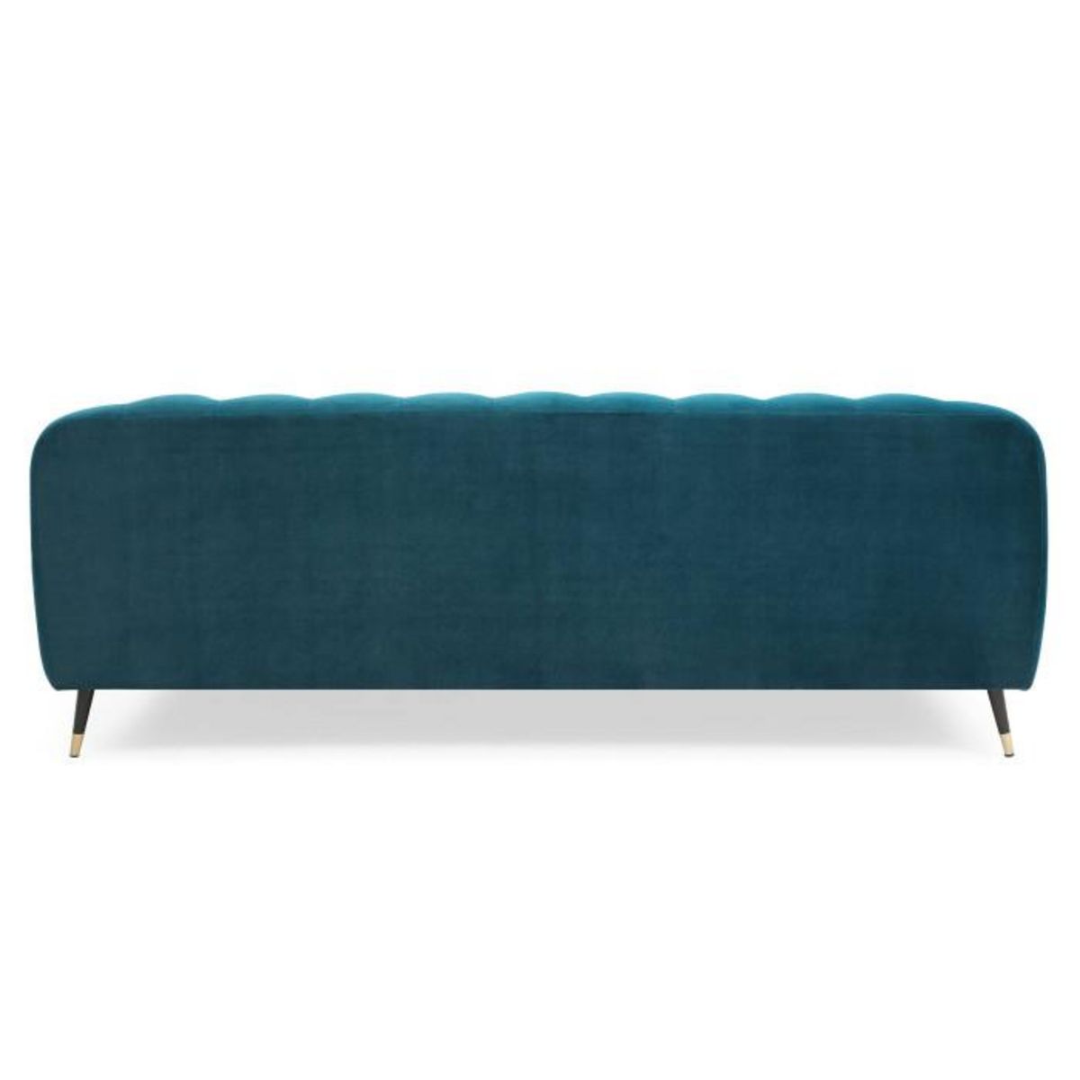 Paris Prix Canapé 3 Places en Velours  Glamour  198cm Bleu