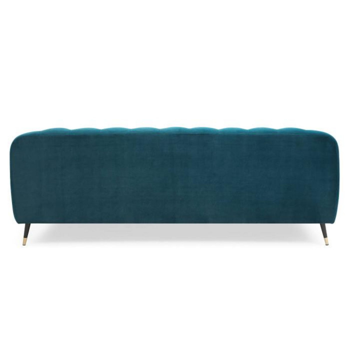 Paris Prix Canapé 3 Places en Velours  Glamour  198cm Bleu