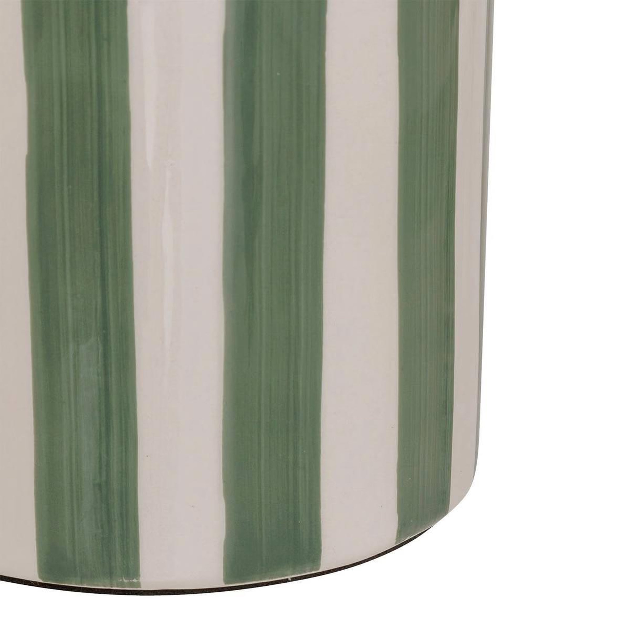 Voir la diapositive 2 : ATMOSPHERA Lampe à poser en céramique  frida  47cm vert olive