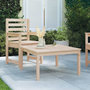 Voir la diapositive 1 : VIDAXL Table de jardin 82,5x82,5x45 cm bois massif de pin