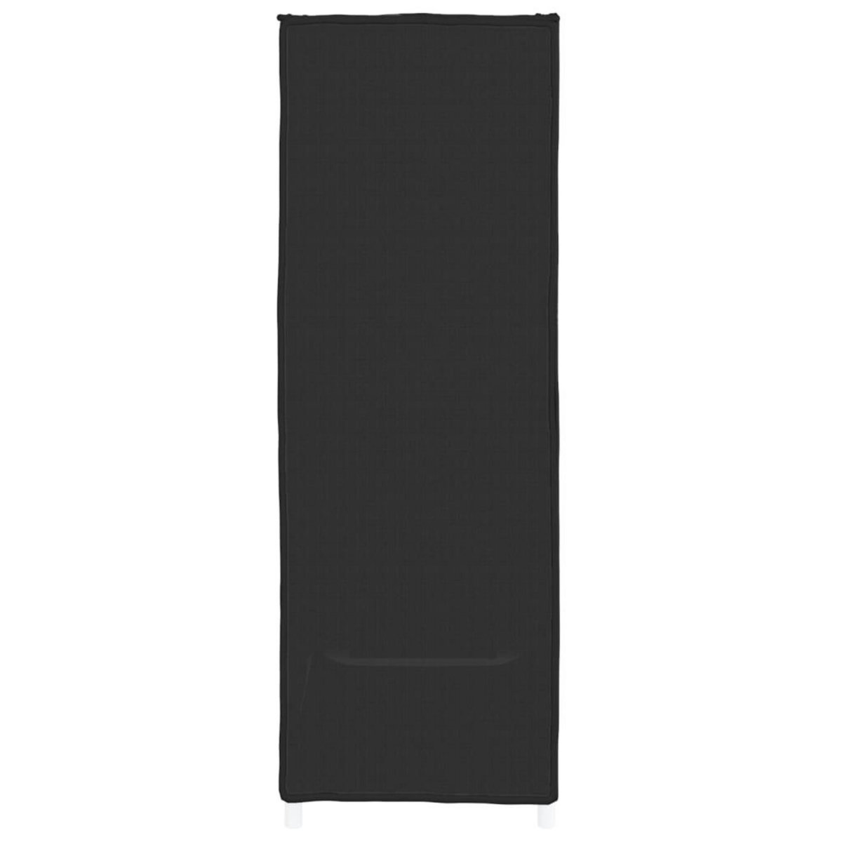 VIDAXL Armoire a chaussures Noir 60x28x90 cm Tissu