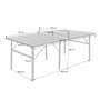 Voir la diapositive 4 : SWEEEK Table de ping pong d'intérieur médium avec 2 raquettes et 3 balles
