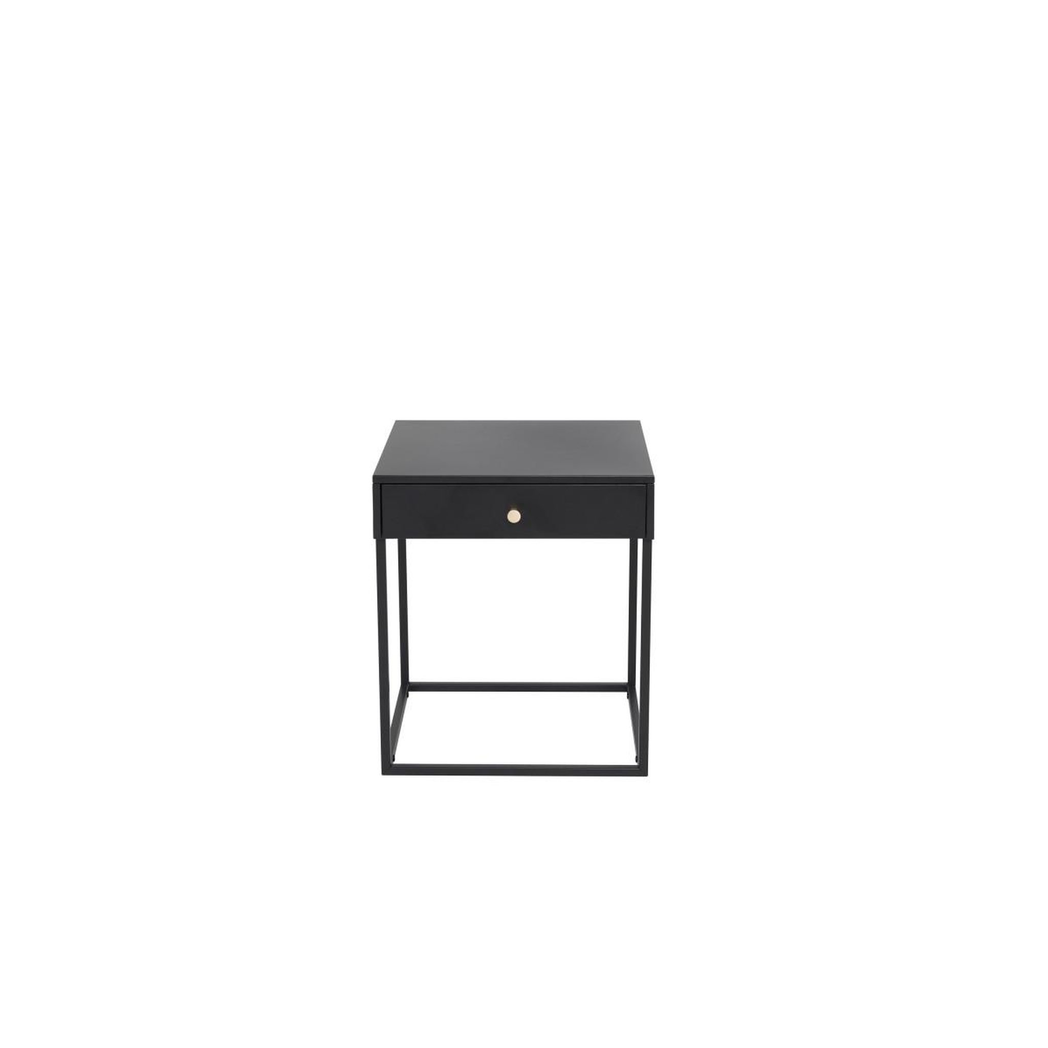 Voir la diapositive 2 : Paris Prix Table de chevet avec tiroir  bakal  50cm noir