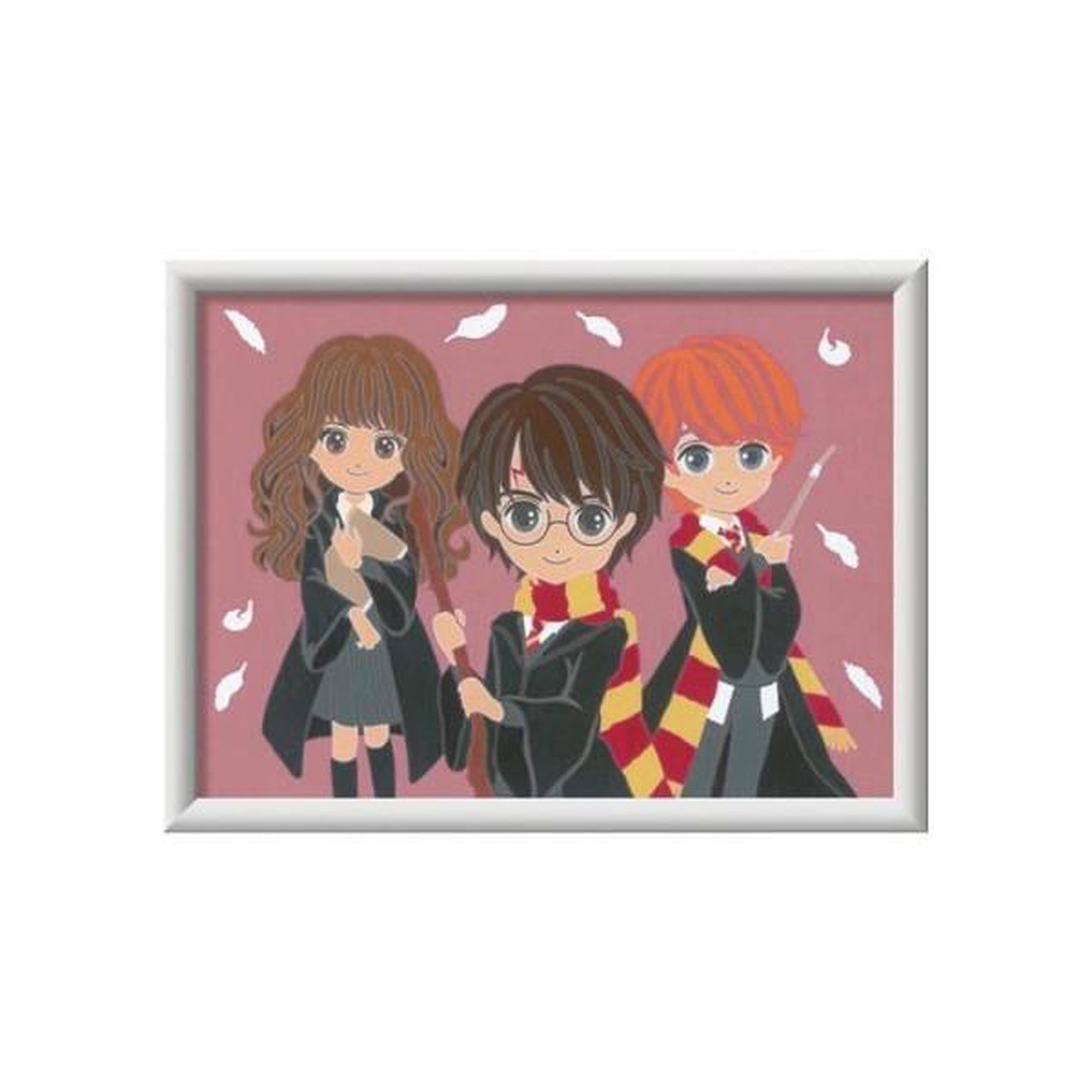 Voir la diapositive 3 : RAVENSBURGER Set de peinture par numéro - ravensburger - creart kids - portrait de groupe - 18x24cm - enfants