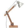 Voir la diapositive 4 : VIDAXL Lampe de bureau industrielle Argente Rond 58x18x90 cm E27