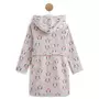 IN EXTENSO Robe de chambre peluche flamants rose fille